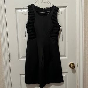 Enfocus Studio Black Zip Up Dress